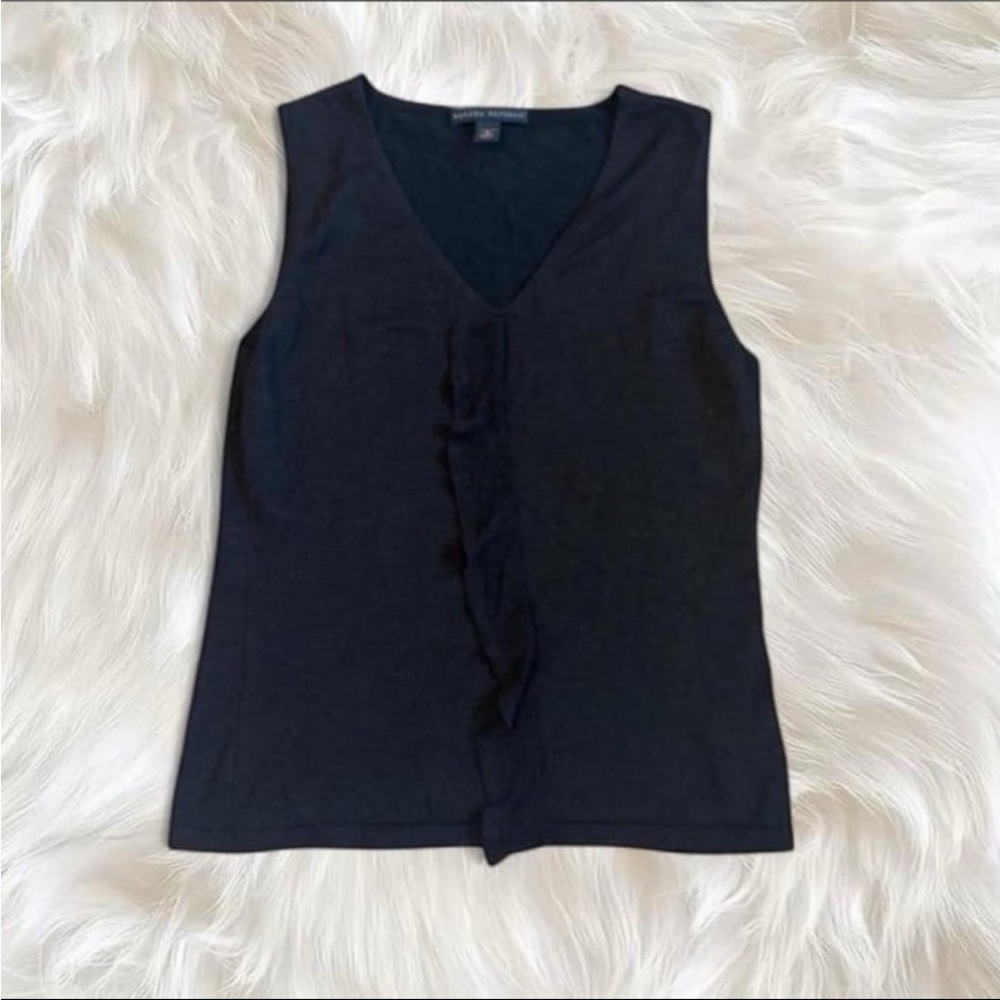Banana Republic Sleeveless Top With Ruffles